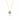 Droplet Evil Eye Necklace Gold