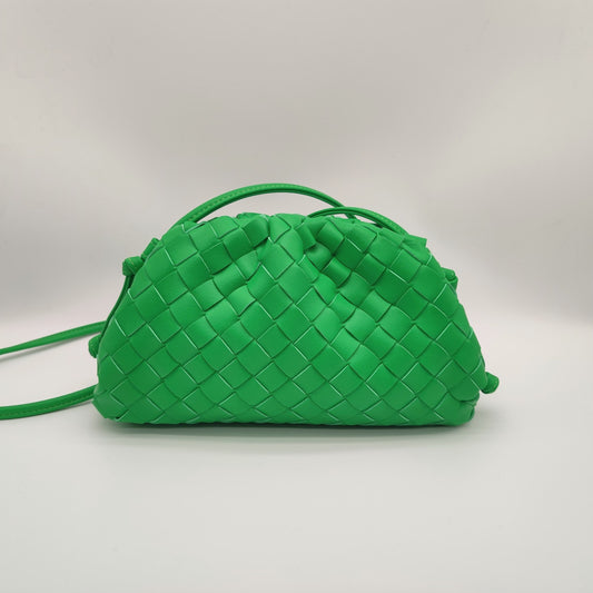 Small Woven Bag Bright Green