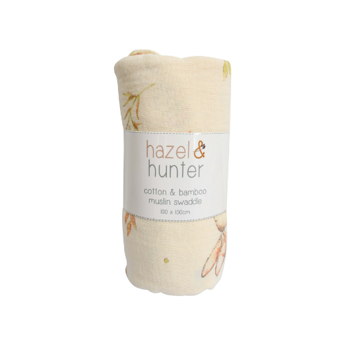 Muslin Wrap Bunny Print