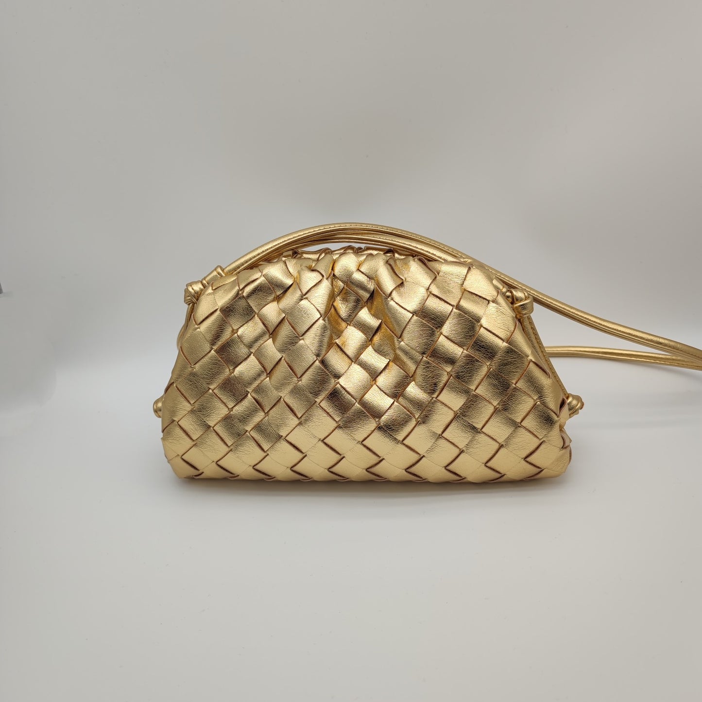 Small Woven Bag Gold