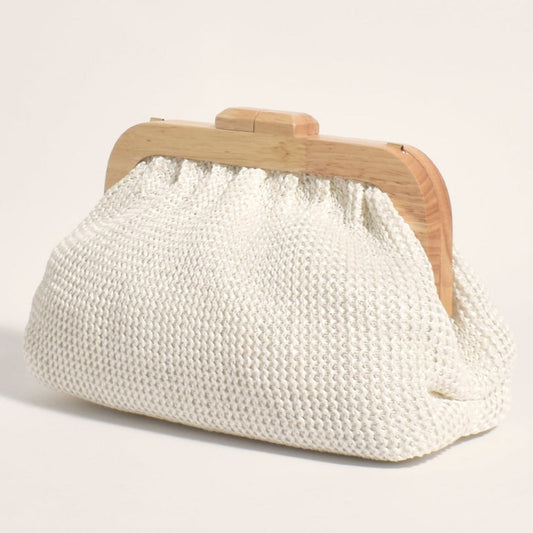 Timber Frame Clutch White