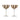Aperitivo Set of Two Glasses Beige Black
