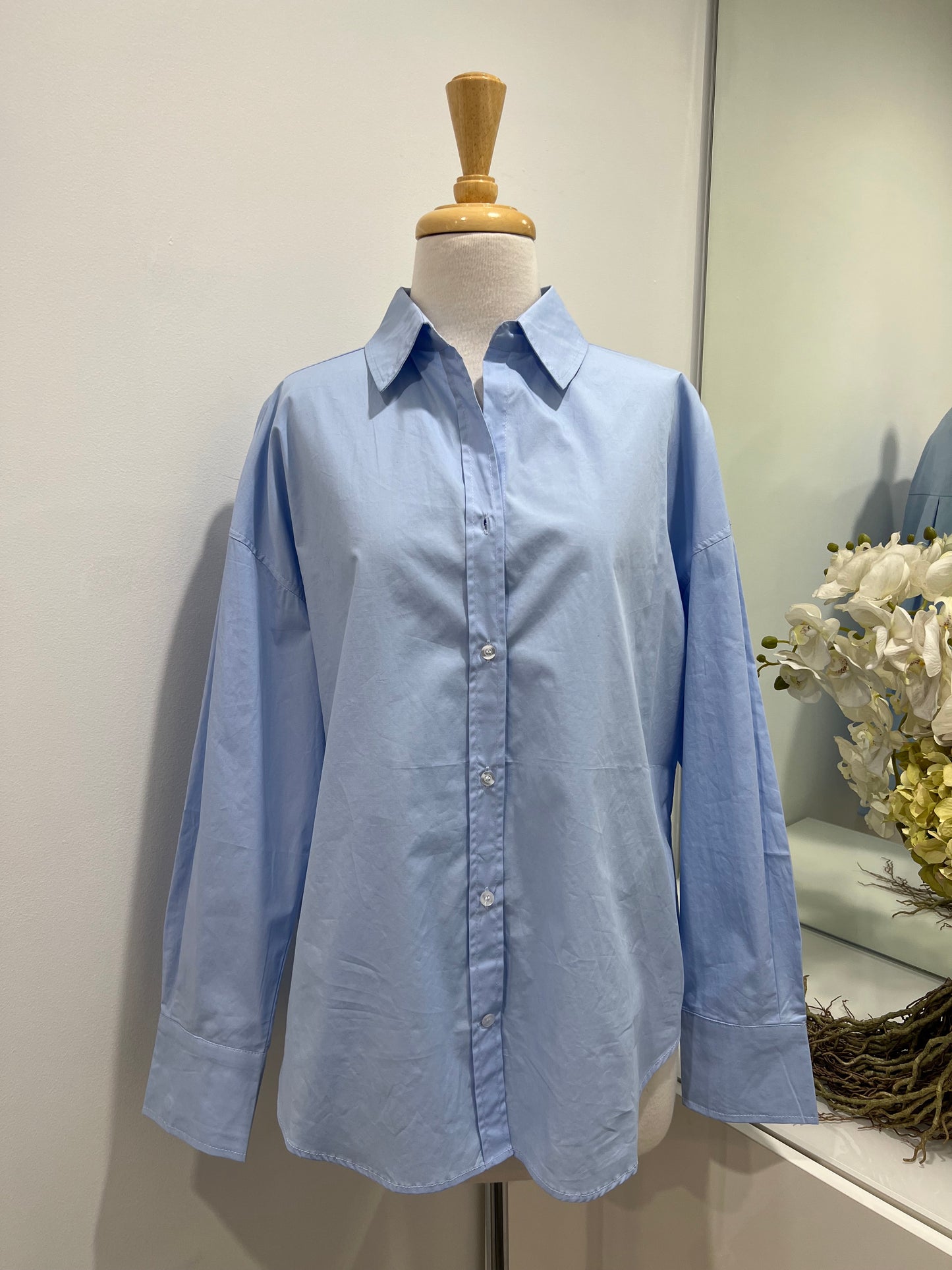 Cotton Shirt Blue