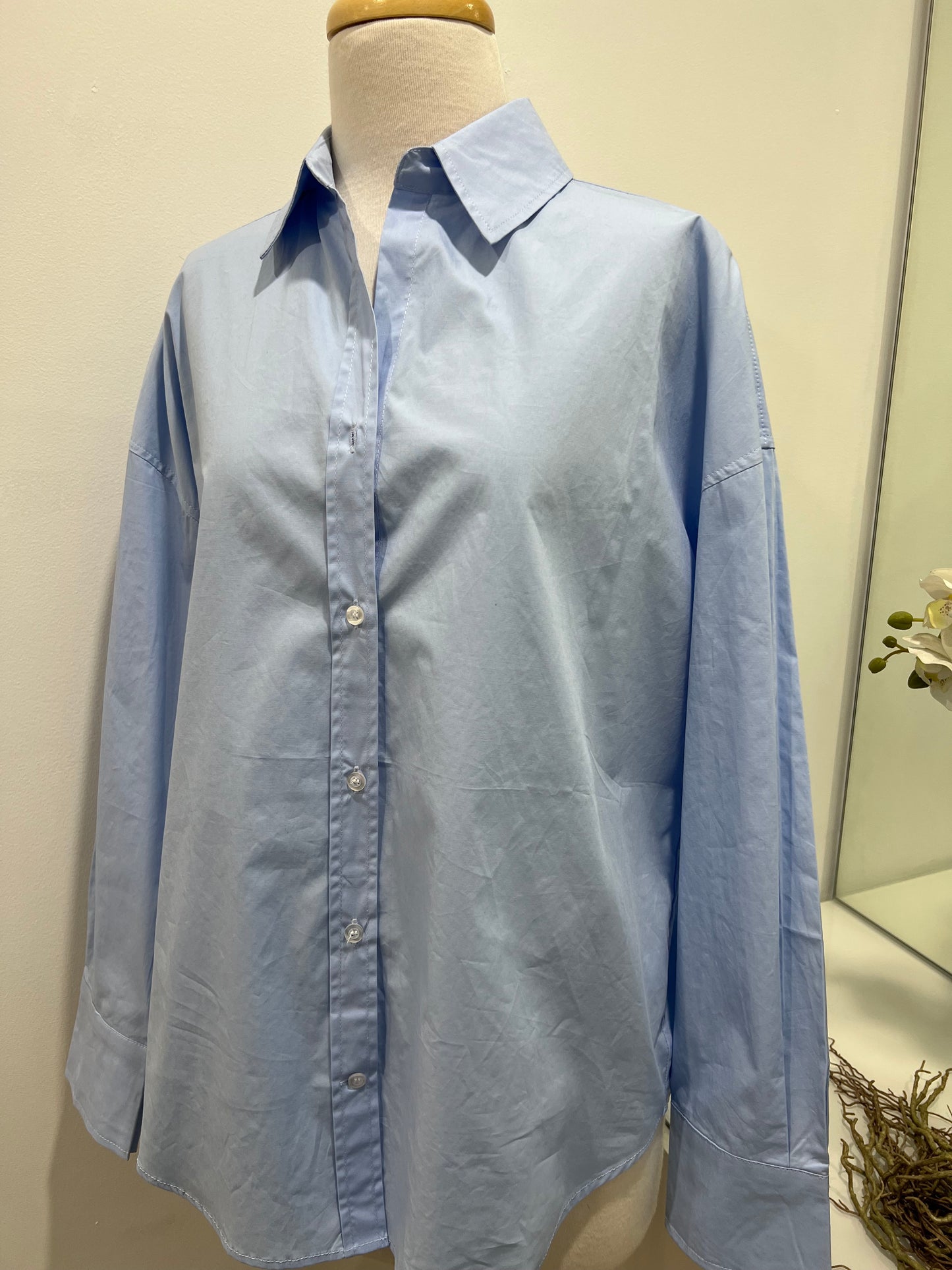 Cotton Shirt Blue