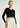 Milani Cross Neck Bodysuit Black
