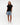 Drawstring Tee Black