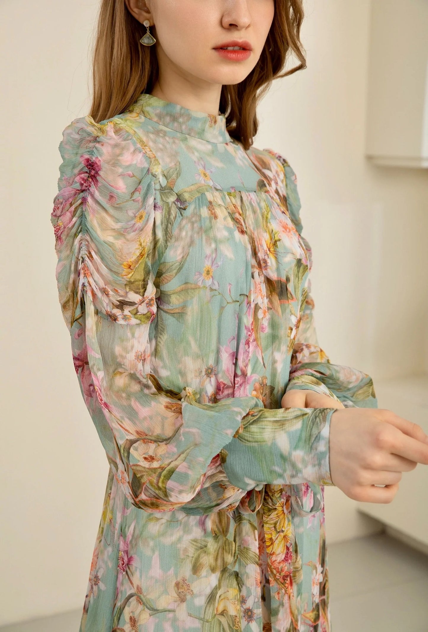 GDS Silk Floral Dress