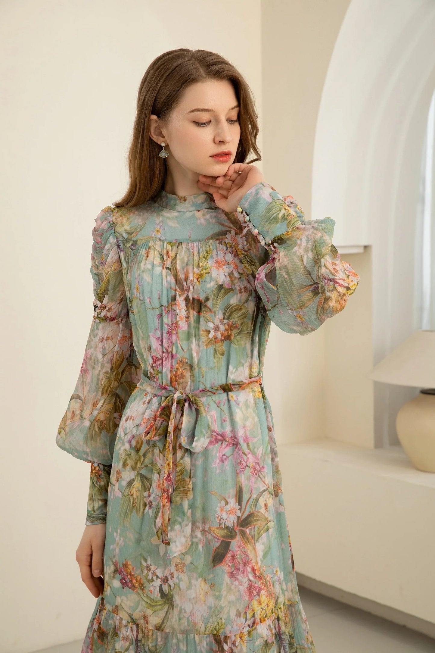 GDS Silk Floral Dress