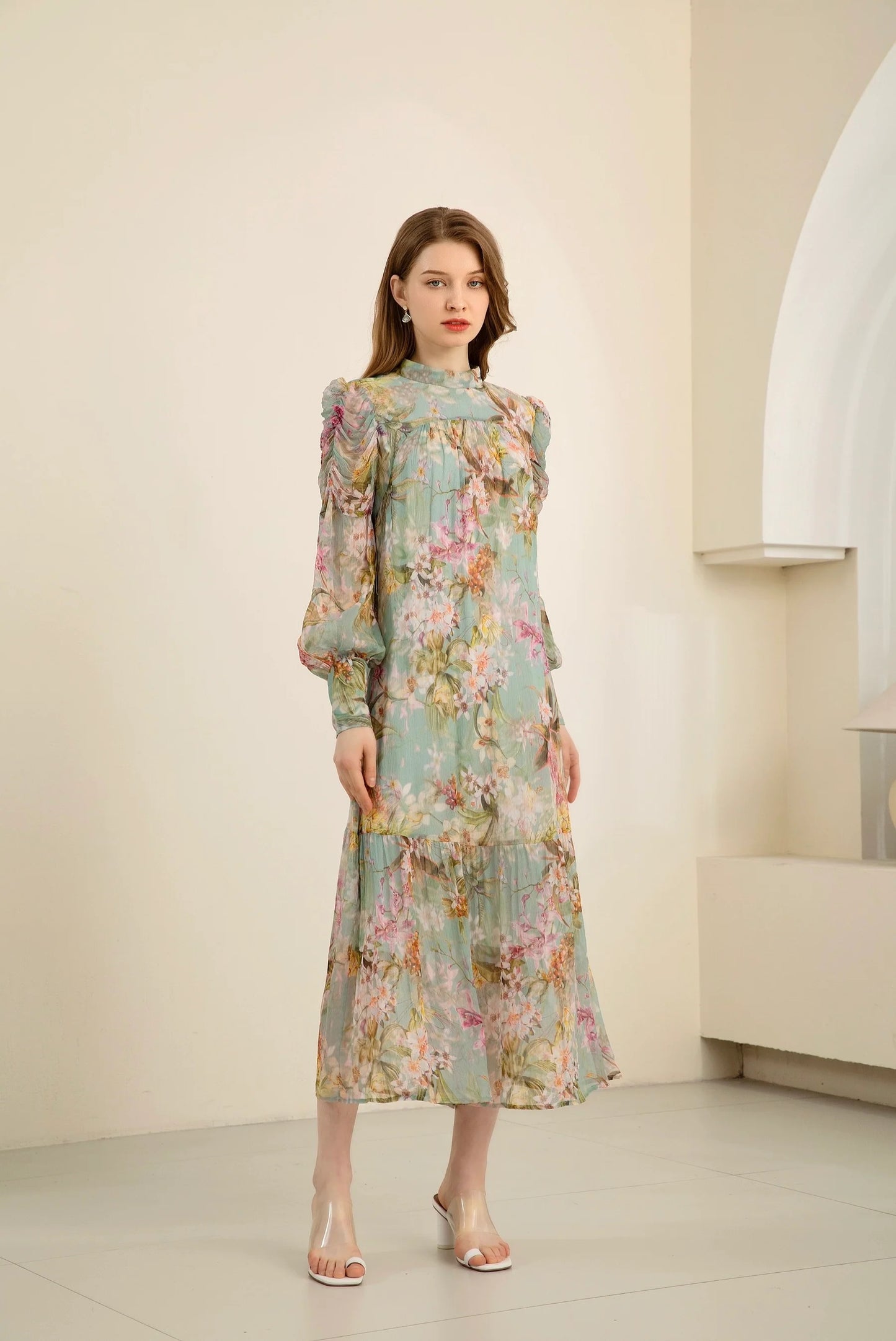 GDS Silk Floral Dress