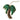 Green Palm Beaded Hanging Decoration