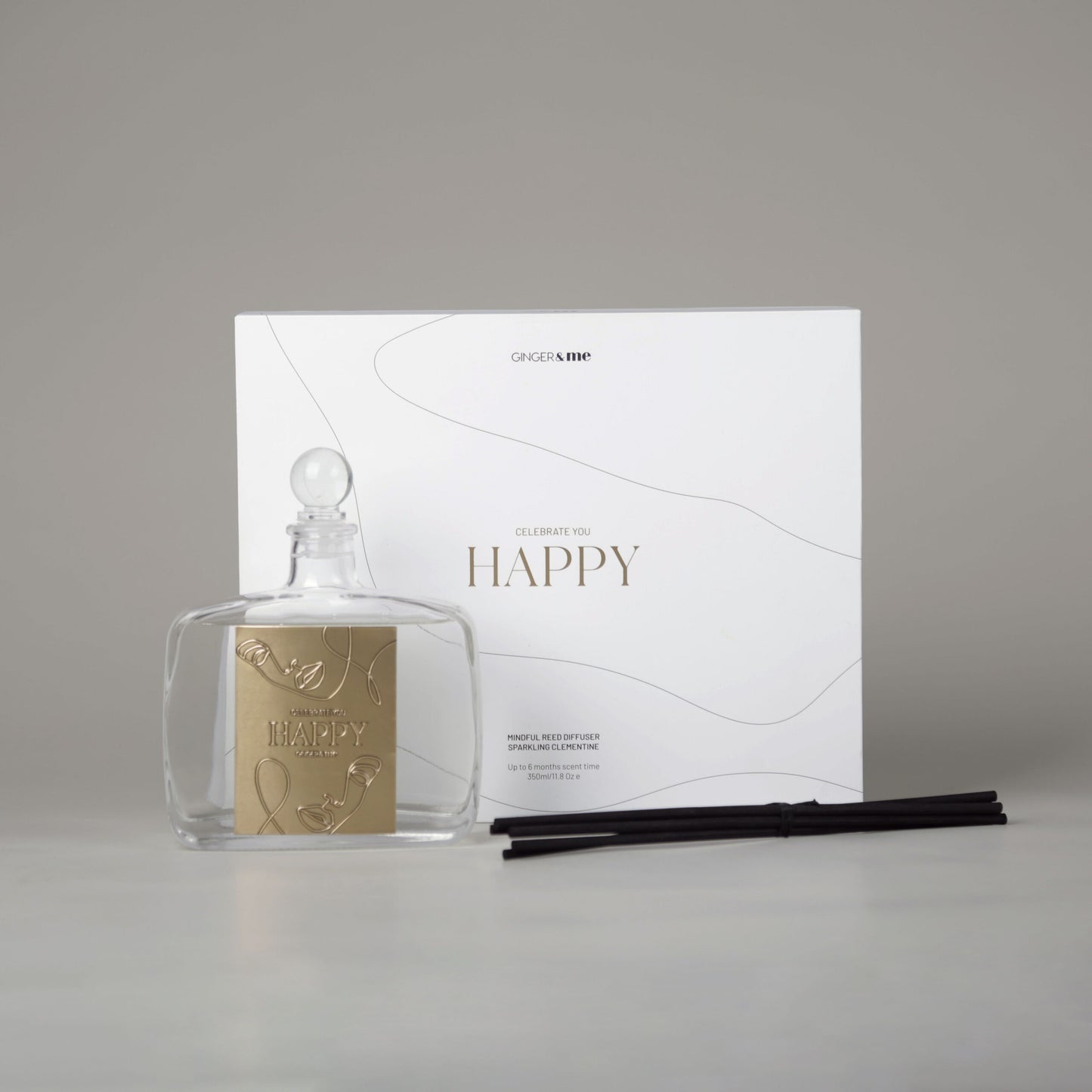 Ginger & Me Mindful Reed Diffuser Happy