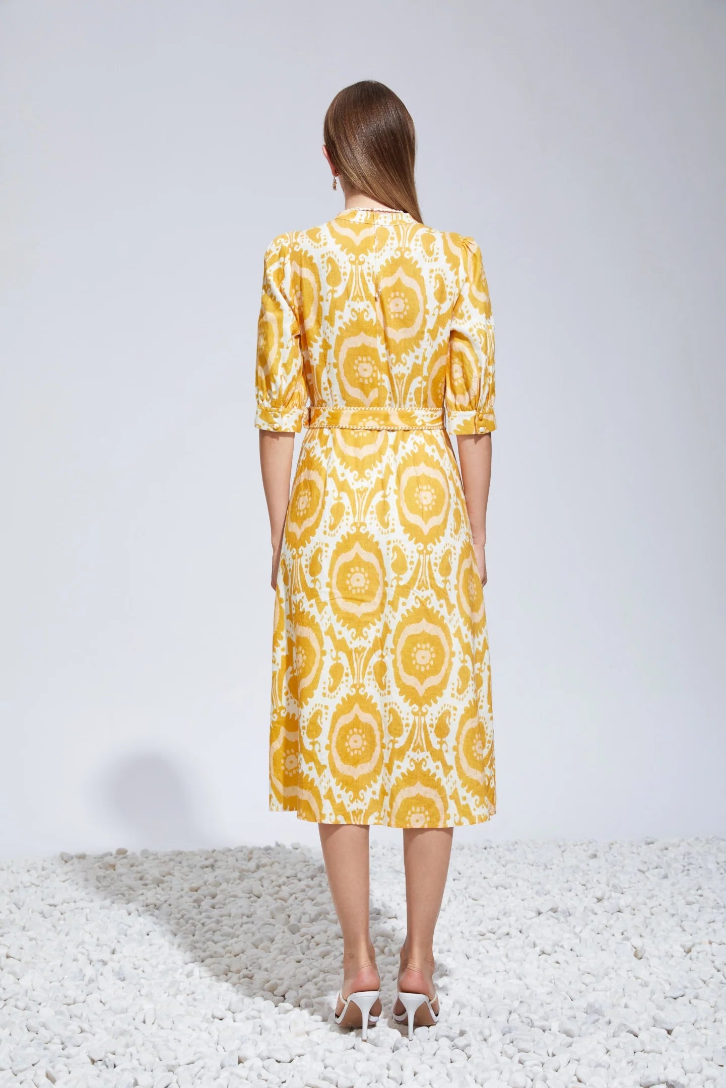 GDS Abyss Long Dress Yellow