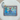 Beaded Pouch Blue Red