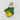 Lemon Beaded Keychain