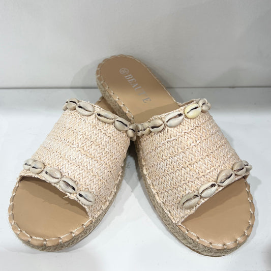 Shell Slides Beige