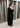 Maree Draped Dress Black