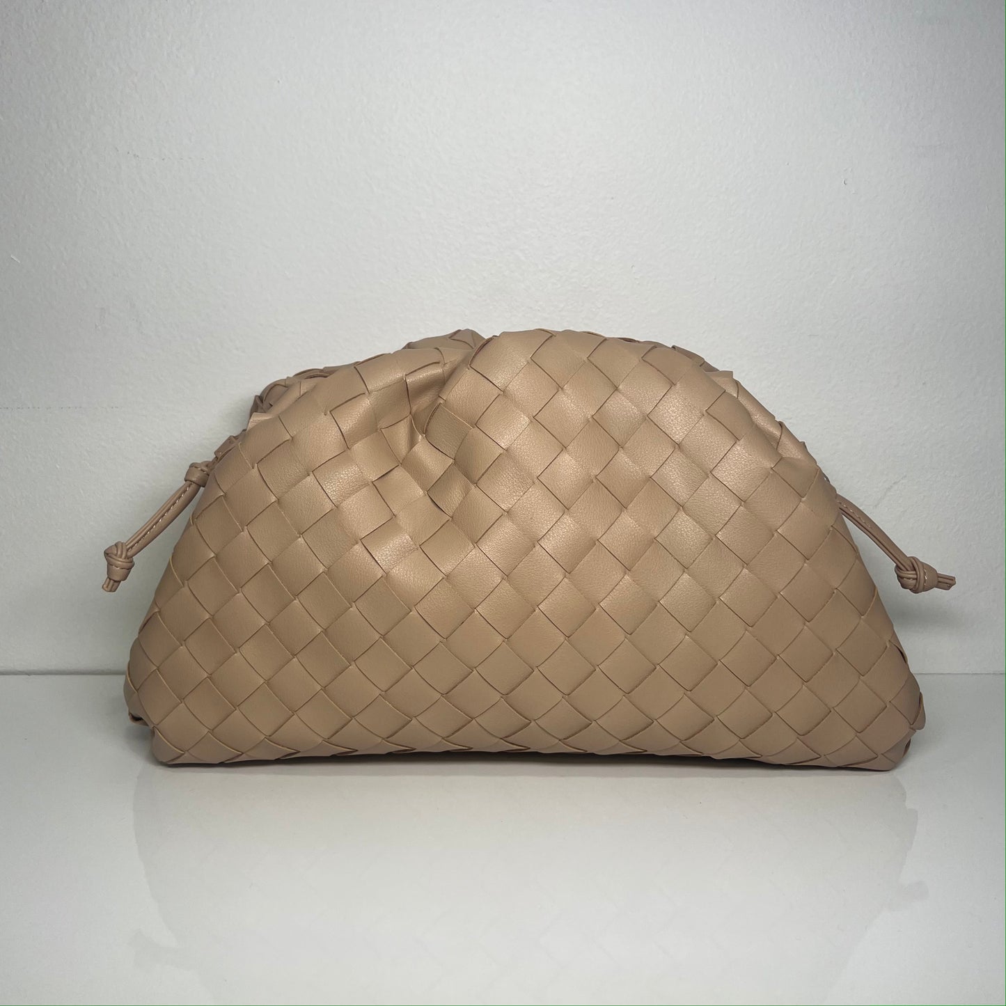 Large Woven Bag Beige