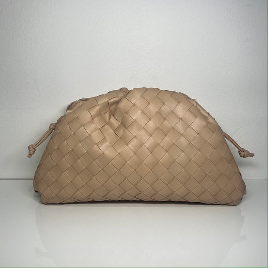 Large Woven Bag Beige