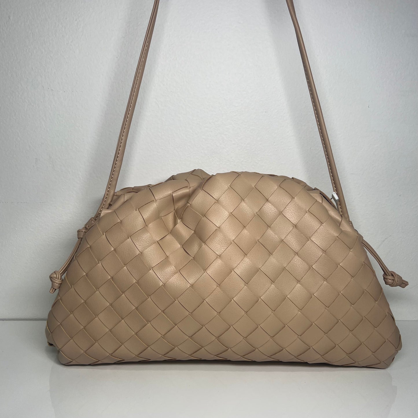 Large Woven Bag Beige