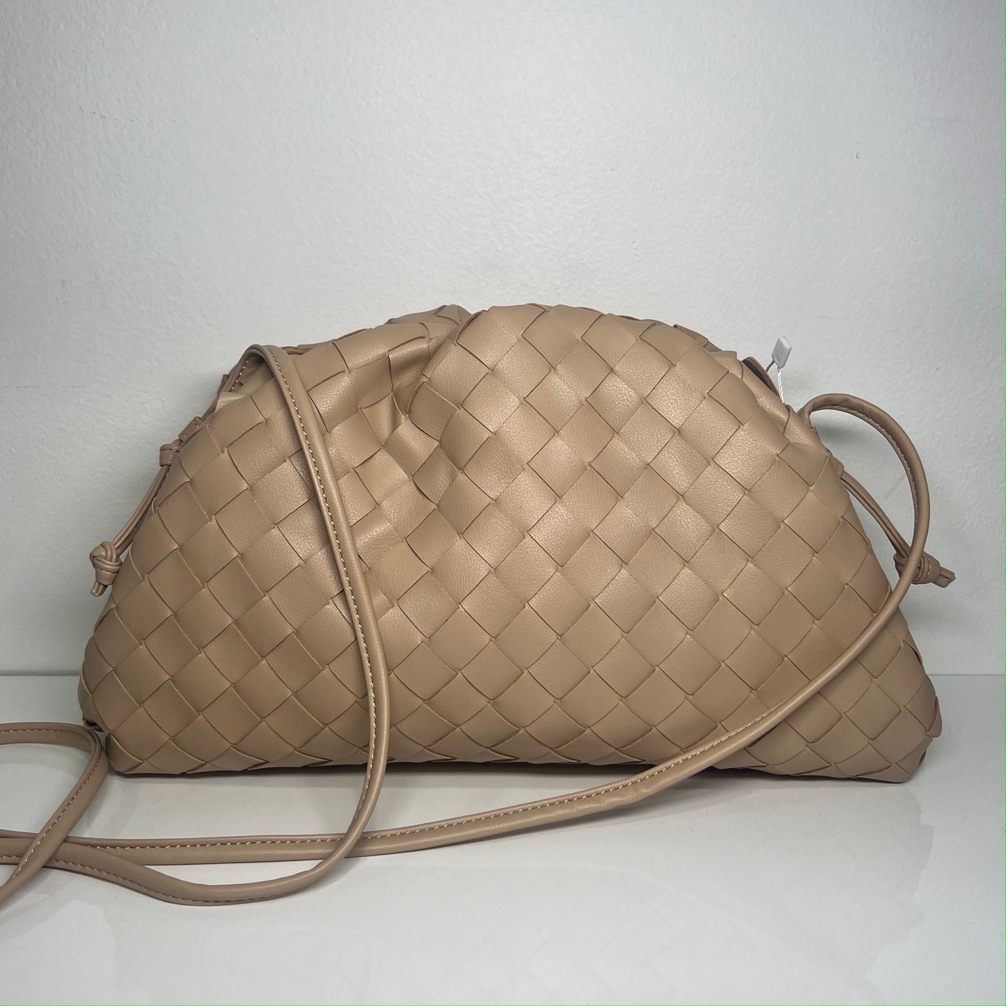 Large Woven Bag Beige