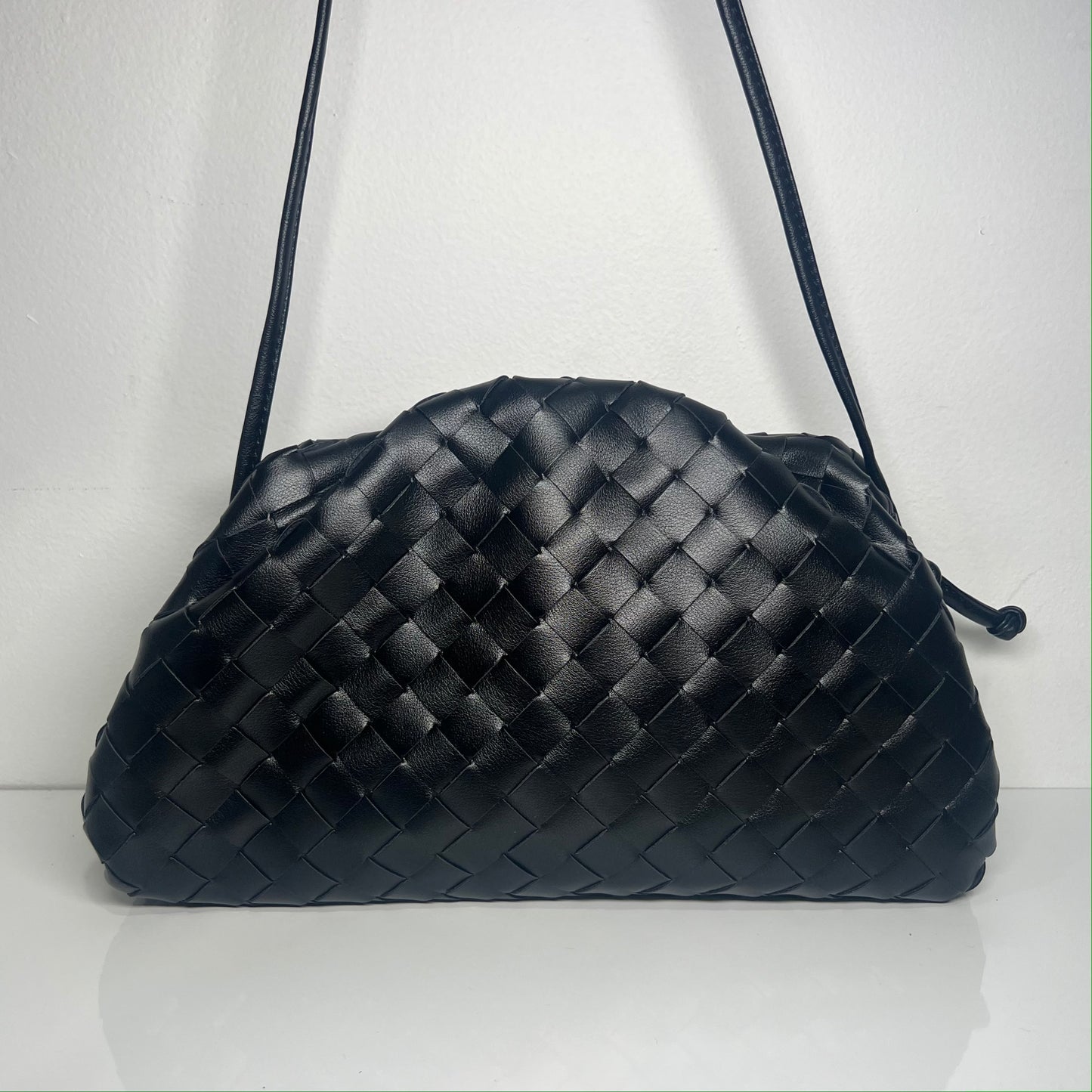 Large Woven Bag Black