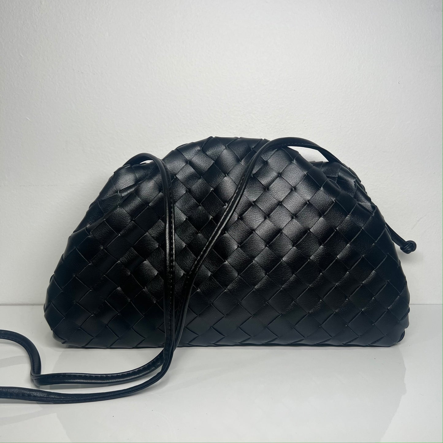 Large Woven Bag Black