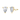 Pear Studs Large - Gold