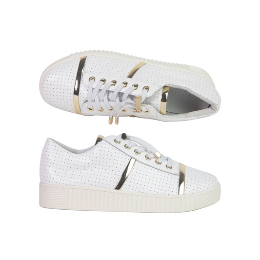 Remi Sneaker White/Gold