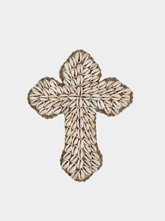 Cowrie Shell Cross Small