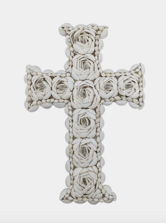 Rose Shell Cross Large