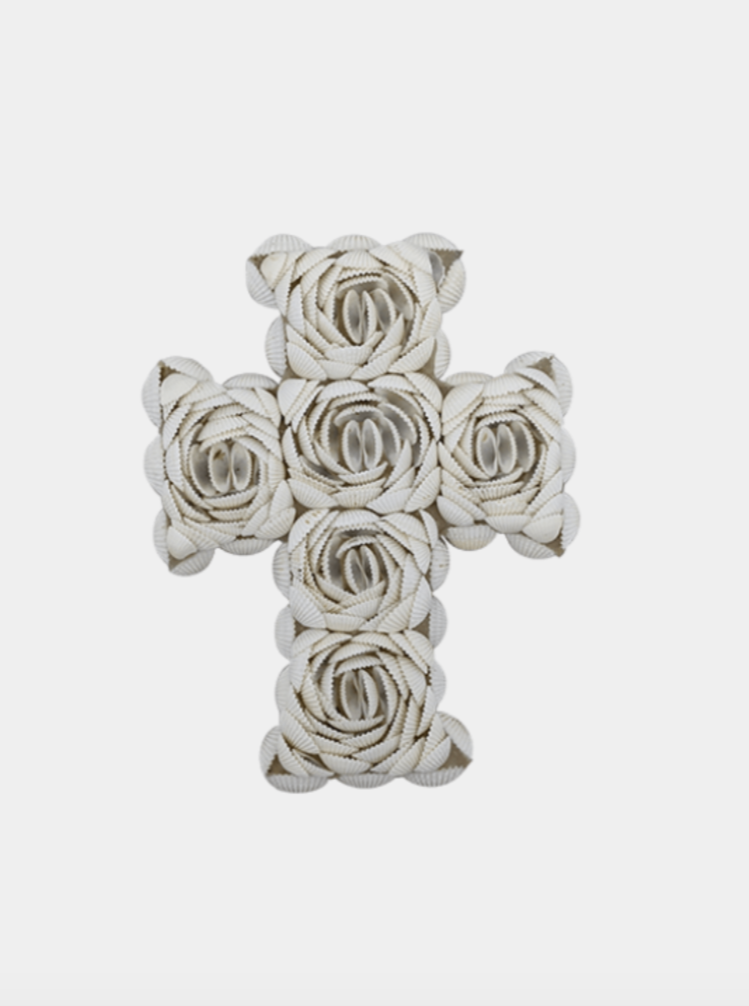 Rose Shell Cross Small