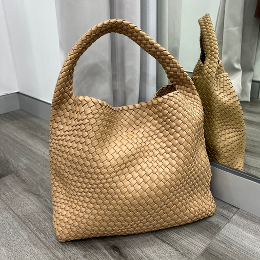 Woven Tote Bag Cream