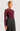 Sheer Detail Long Sleeve Wine