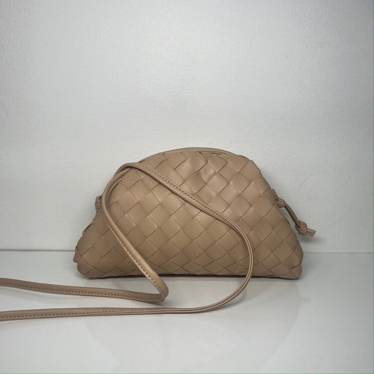 Small Woven Bag Beige