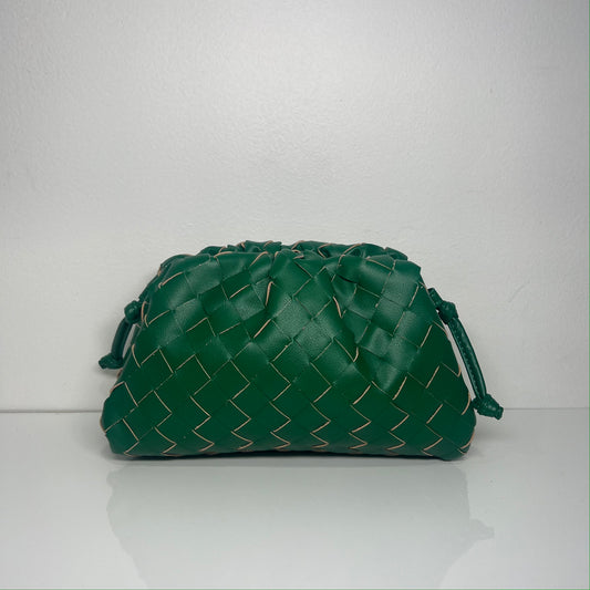 Small Woven Bag Green