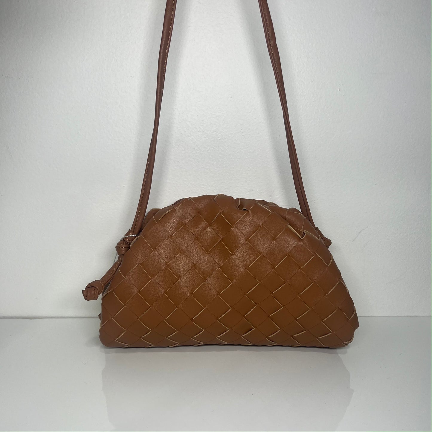 Small Woven Bag Tan