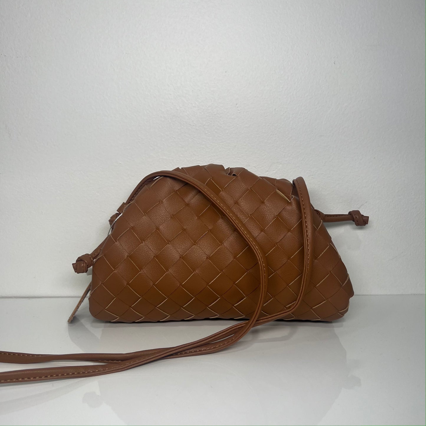 Small Woven Bag Tan