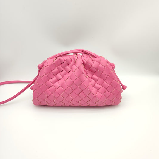 Small Woven Bag Pink