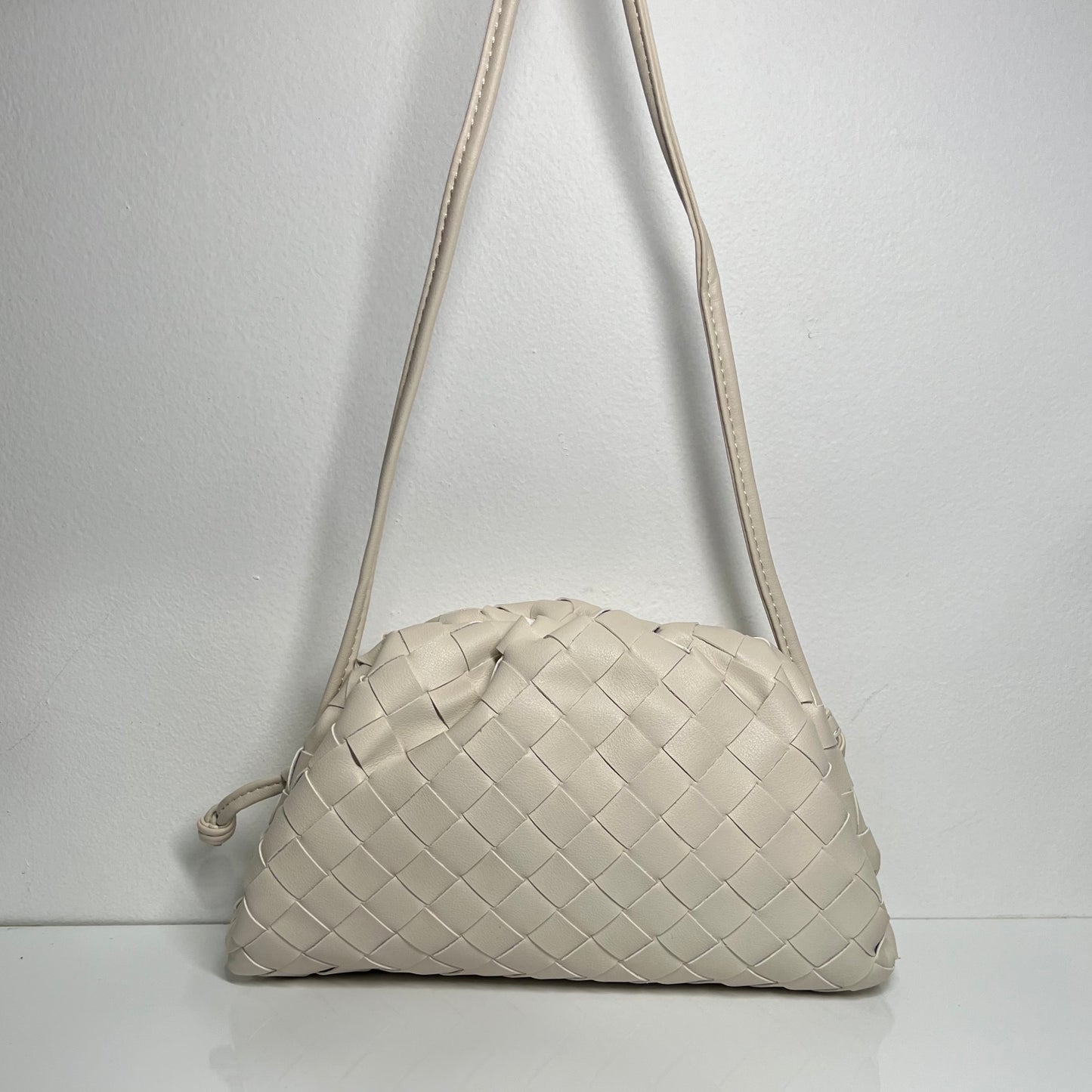 Small Woven Bag Stone