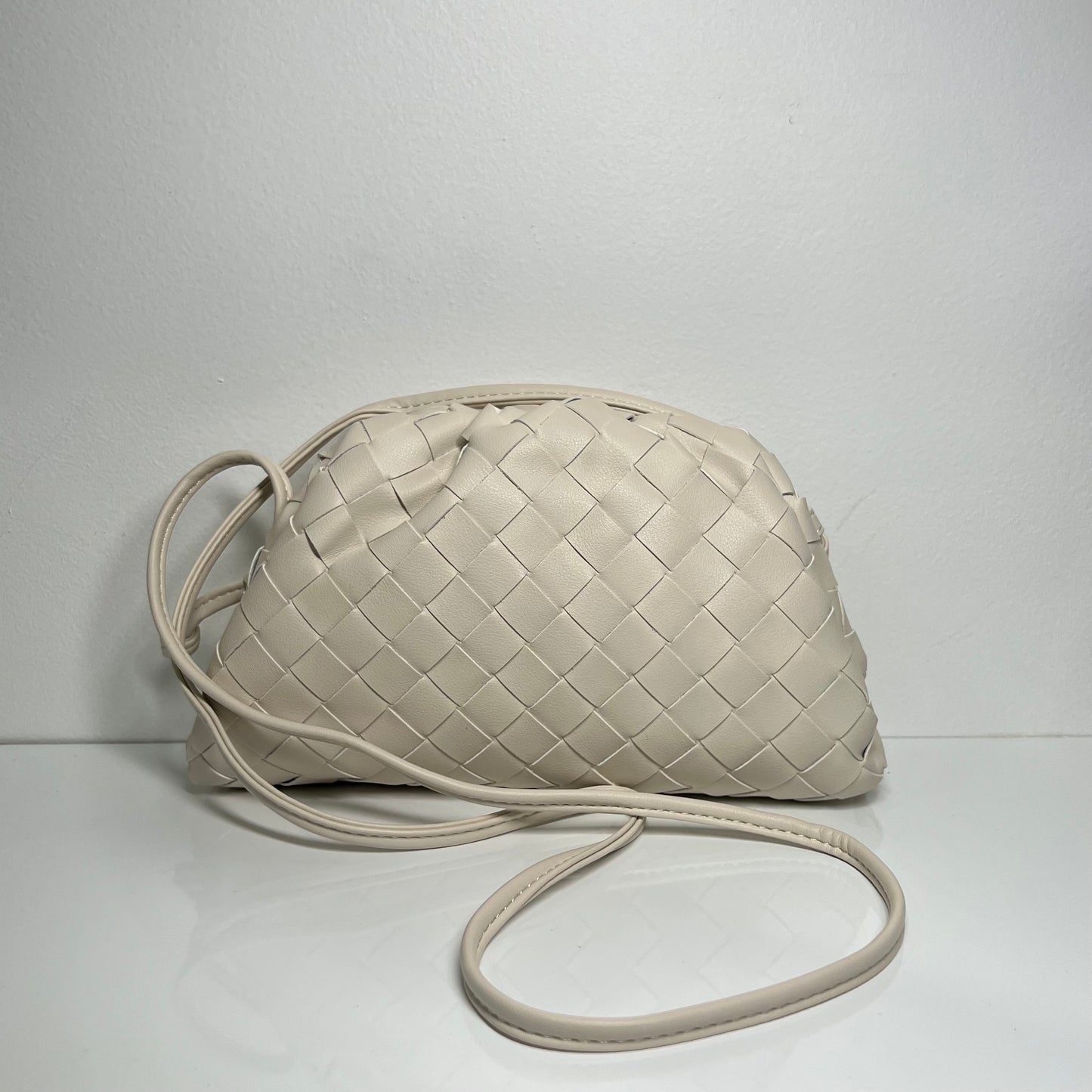 Small Woven Bag Stone