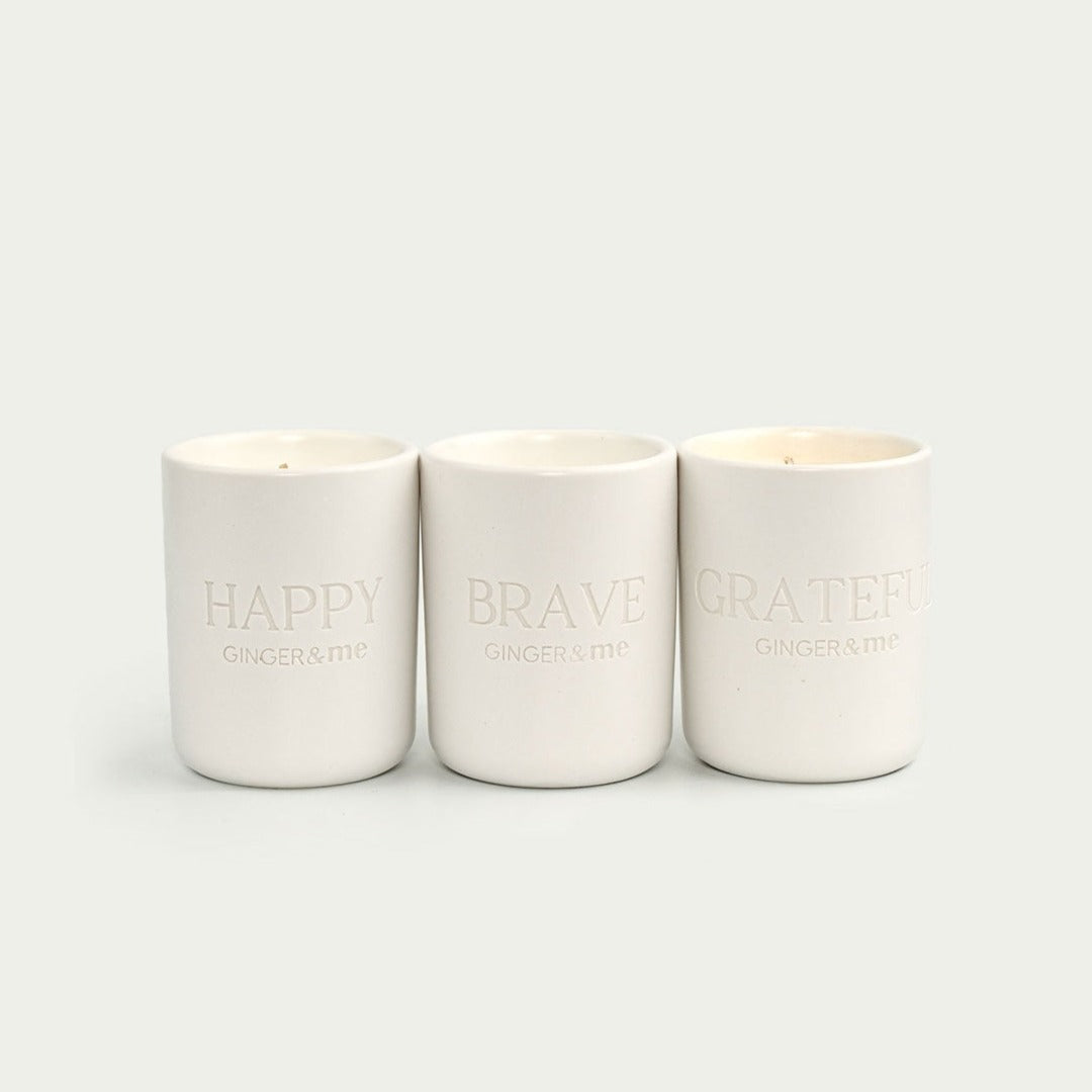 Ginger & Me Mini Candle Set Of 3